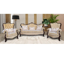 Диван Лорена (темный орех, калифорния айвори)