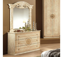 Комод с зеркалом Рома (беж)
