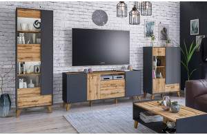 Гостиная Сканди 3 графит