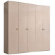Пятистворчатый шкаф для одежды Rimini РМШ2/5 (латте)