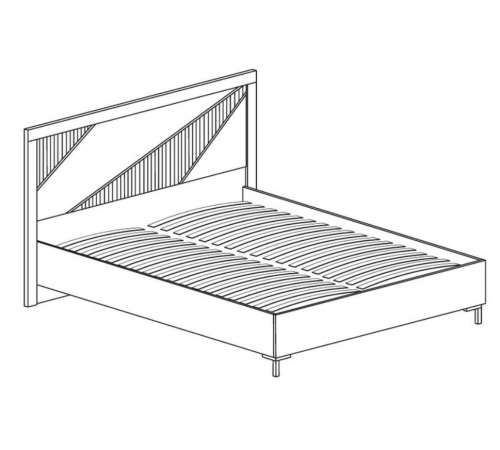 Двуспальная кровать 160х200 Родос 134